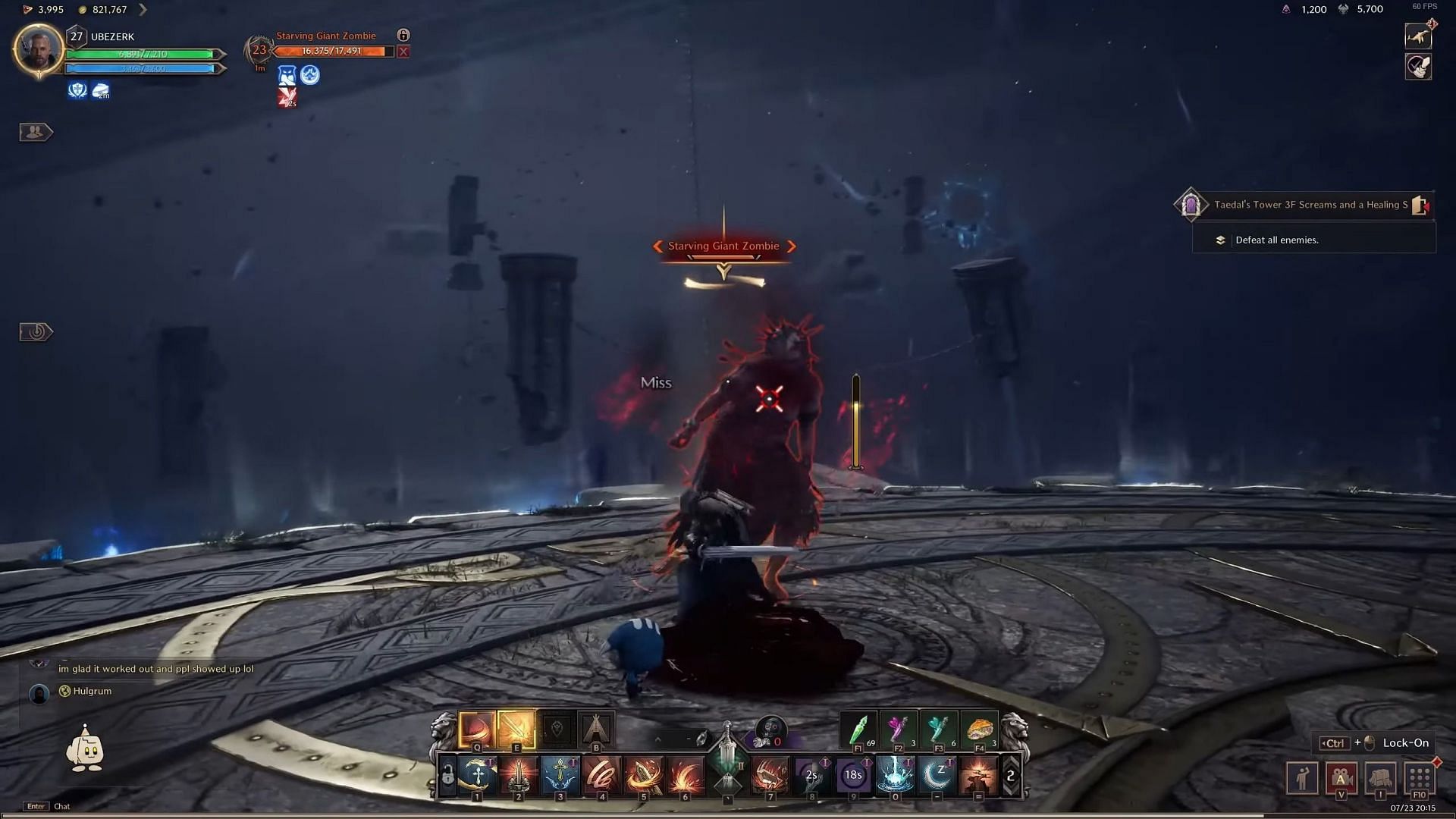 Giant Zombie doesn&#039;t move, use it to your advantage (Image via NCSoft || YouTube/UBEZERK)