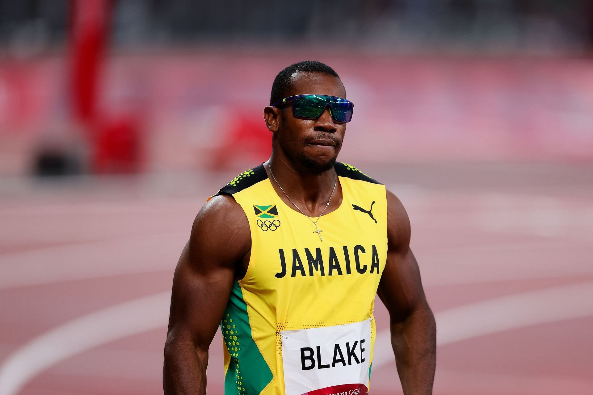 Blake during the Men&#039;s 100m event on the ninth day of the 2020 Tokyo Olympics (Image via: Getty Images)