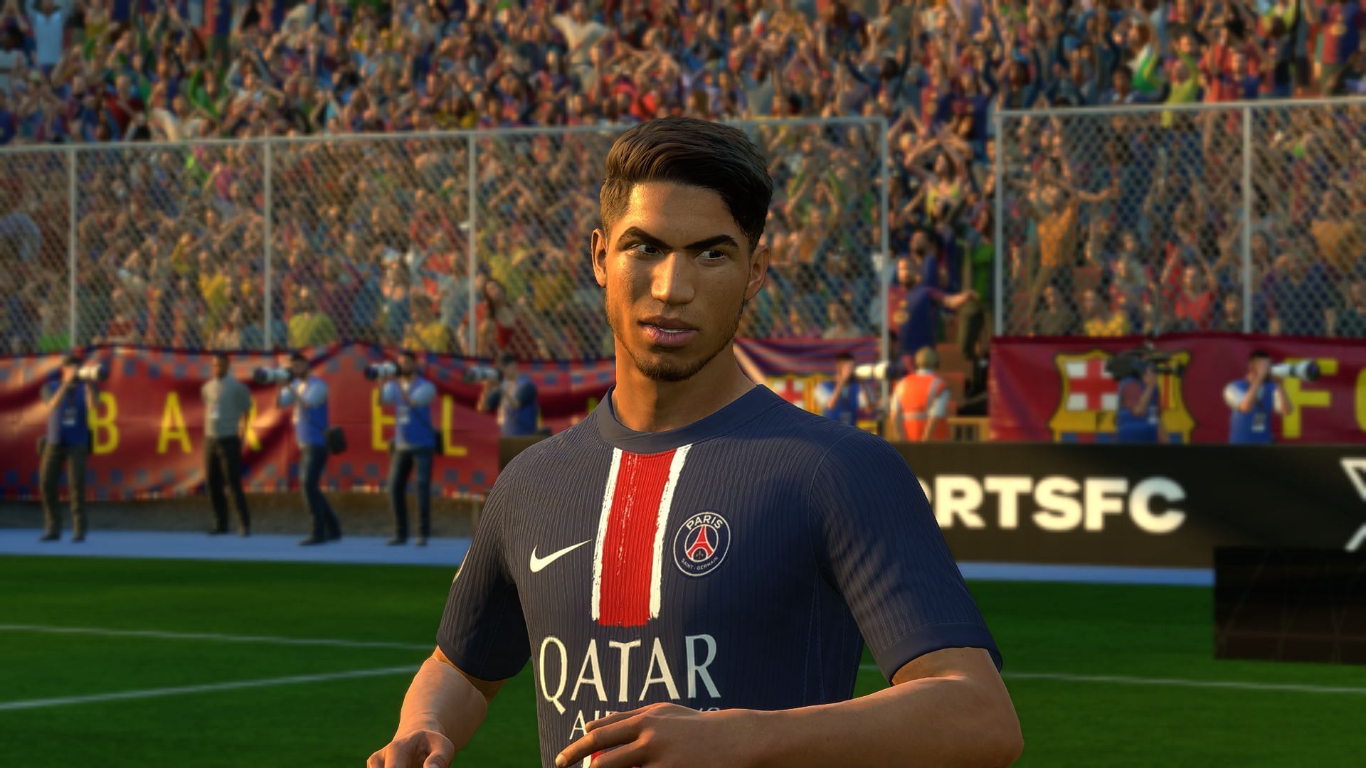 Achraf Hakimi as seen in the game (Image via EA Sports)