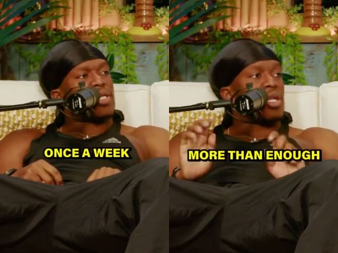 "This gotta be satire" - KSI saying he showers "once a week", leaves the online community divided