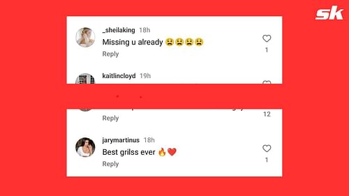 Sheila King and Jary Martinus loved viewing Sammy Quinn's Instagram post