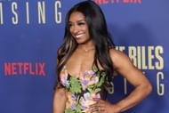 Simone Biles at the Los Angeles Premiere Of Netflix's "Simone Biles Rising: Part 2" - Source: Getty