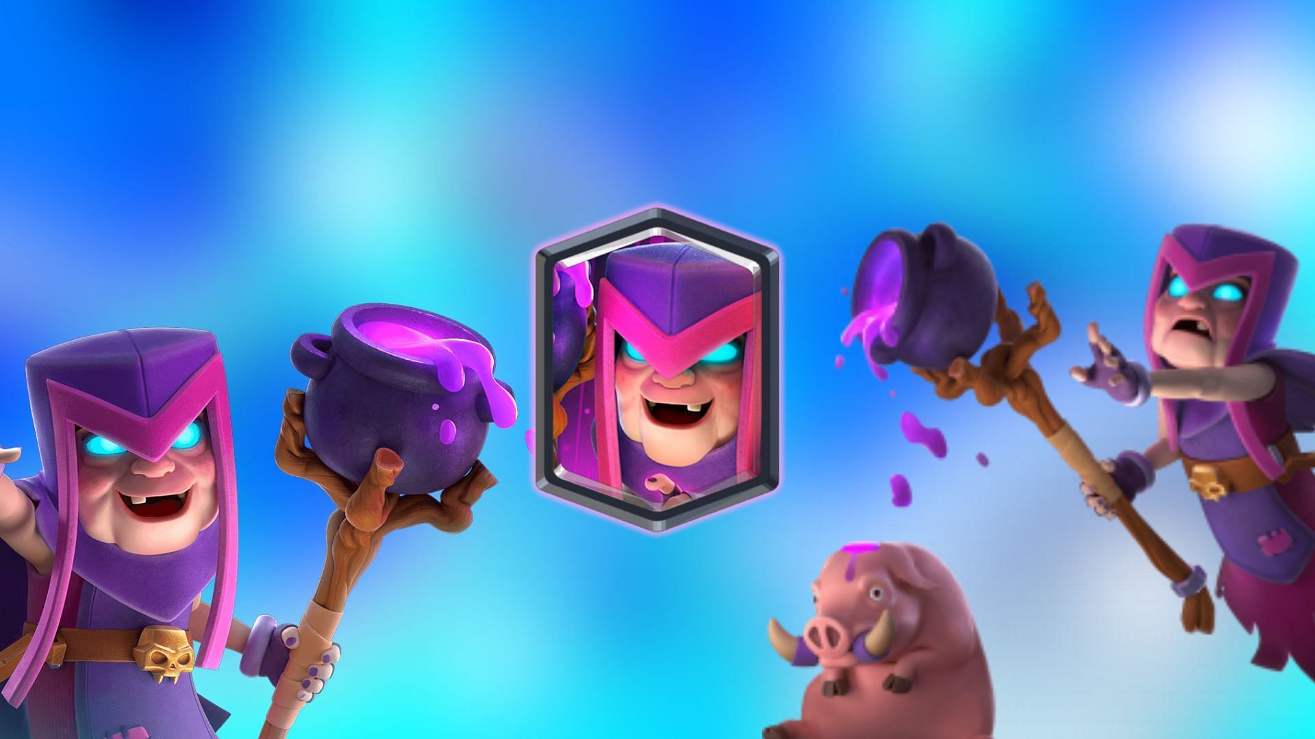 Best decks with Mother Witch (Image via SuperCell)