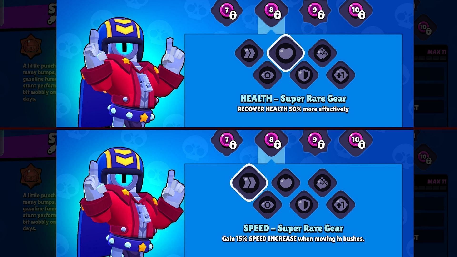 Health and Speed Gear (Image via Supercell)