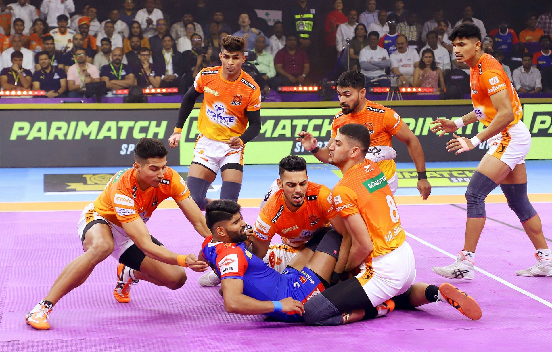 Puneri Paltan vs Haryana Steelers )Credits: PKL)