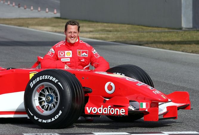 With more than $1500000 estimated, Michael Schumacher's Ferrari 248 set to break records in the auction