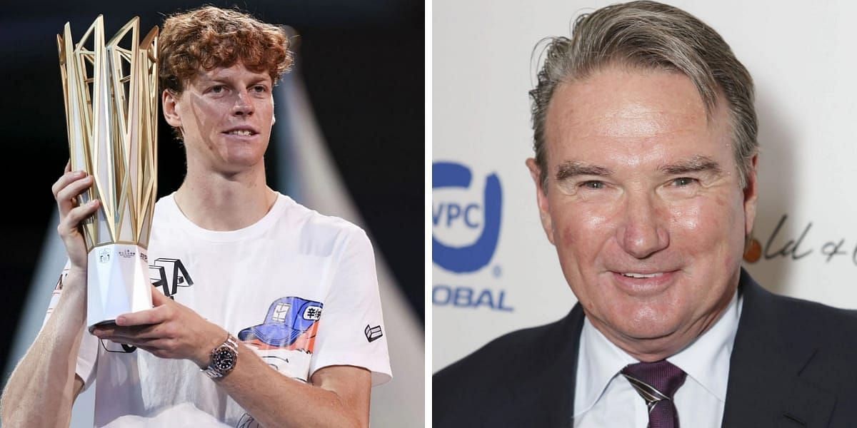 Jannik Sinner (L) &amp; Jimmy Connors (R) (Image source: GETTY)