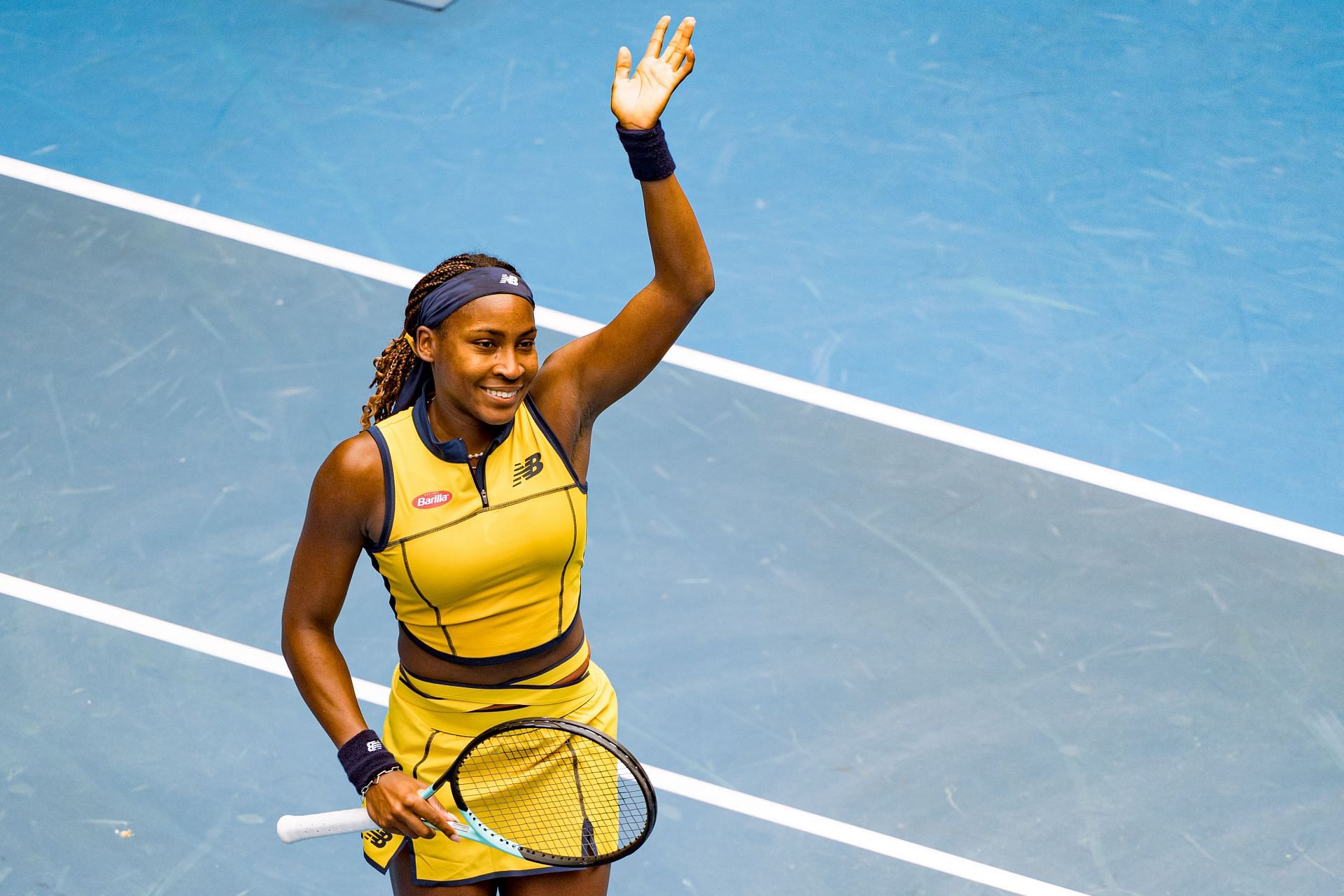 Coco Gauff at the 2024 Australian Open. (Photo by Andy Cheung/Getty Images)