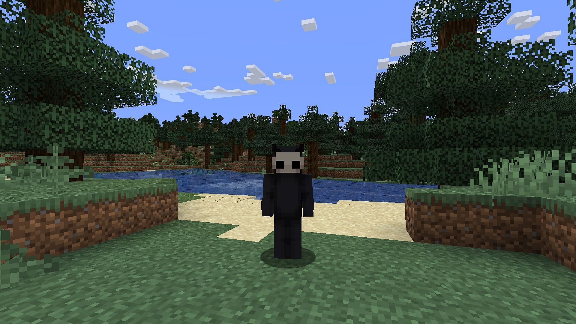 Don this spooky look and roam the endless worlds of Minecraft (Image via Mojang Studios)