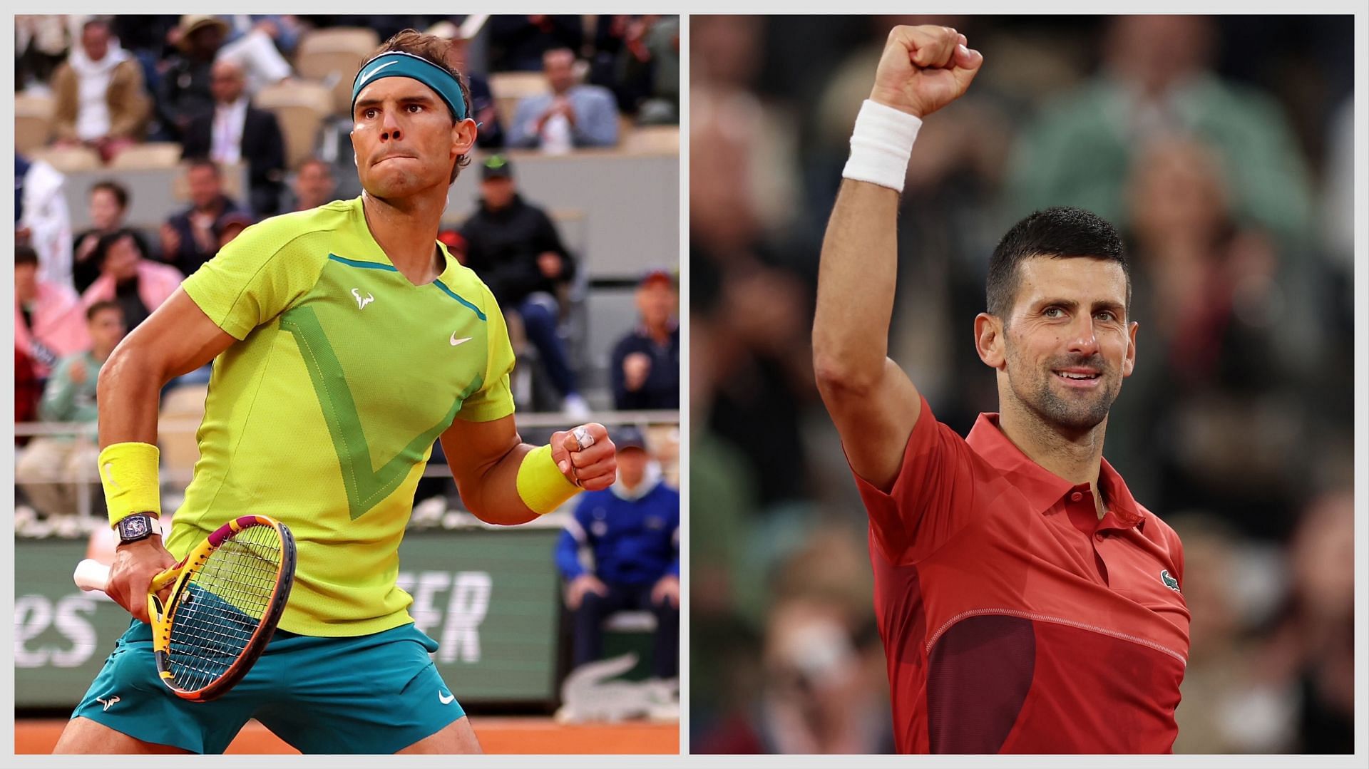 The month of October could prove to be big for Rafael Nadal and Novak Djokovic. (Photos: Getty)