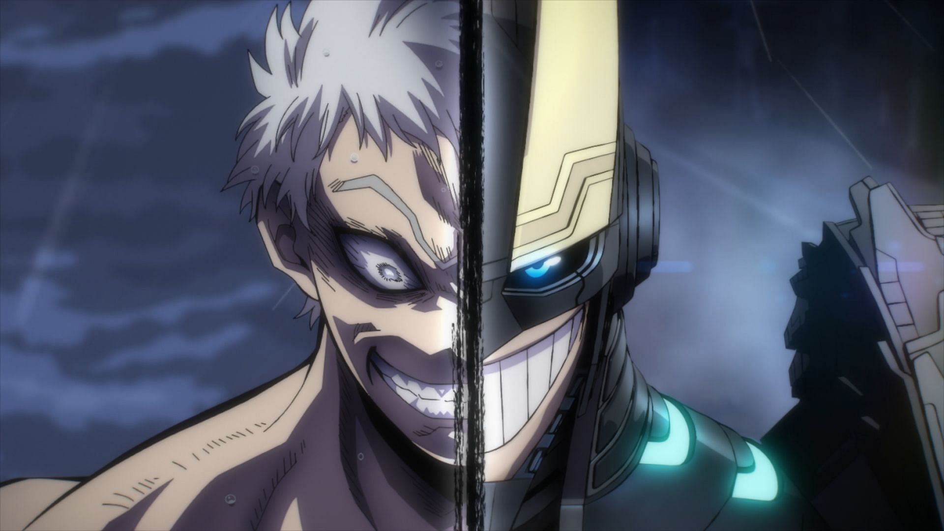 Armored All Might vs. AFO begins My Hero Academia season 7 finale (Image via Bones)