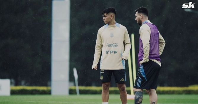 "Living a dream" - Argentina star shares social media post as he trains alongside Lionel Messi