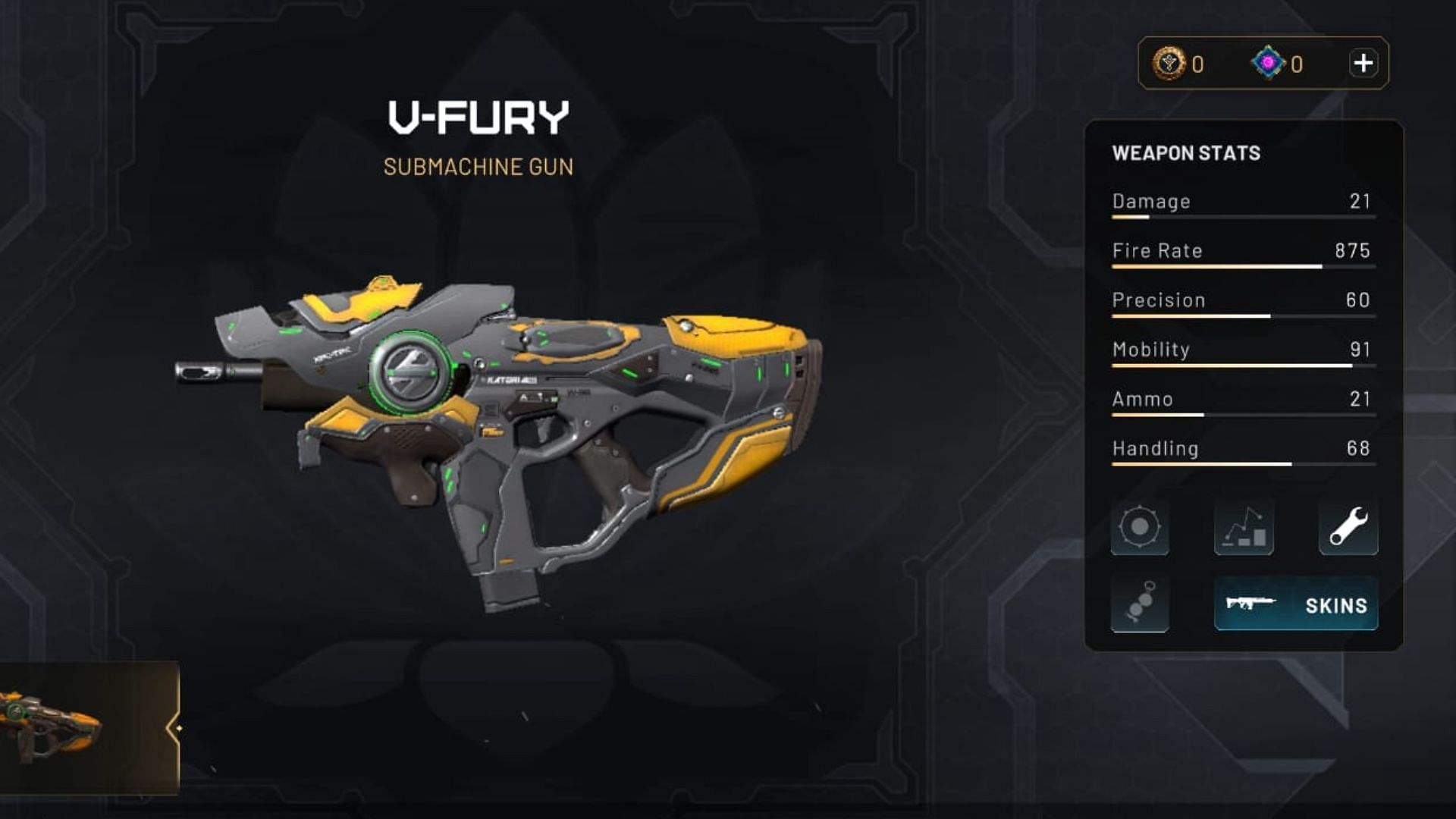 V-FURY submachine gun (Image via SuperGaming)