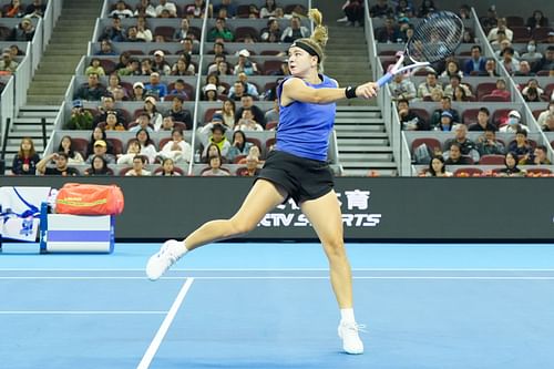 Muchova at the China Open 2024. (Photo: Getty)