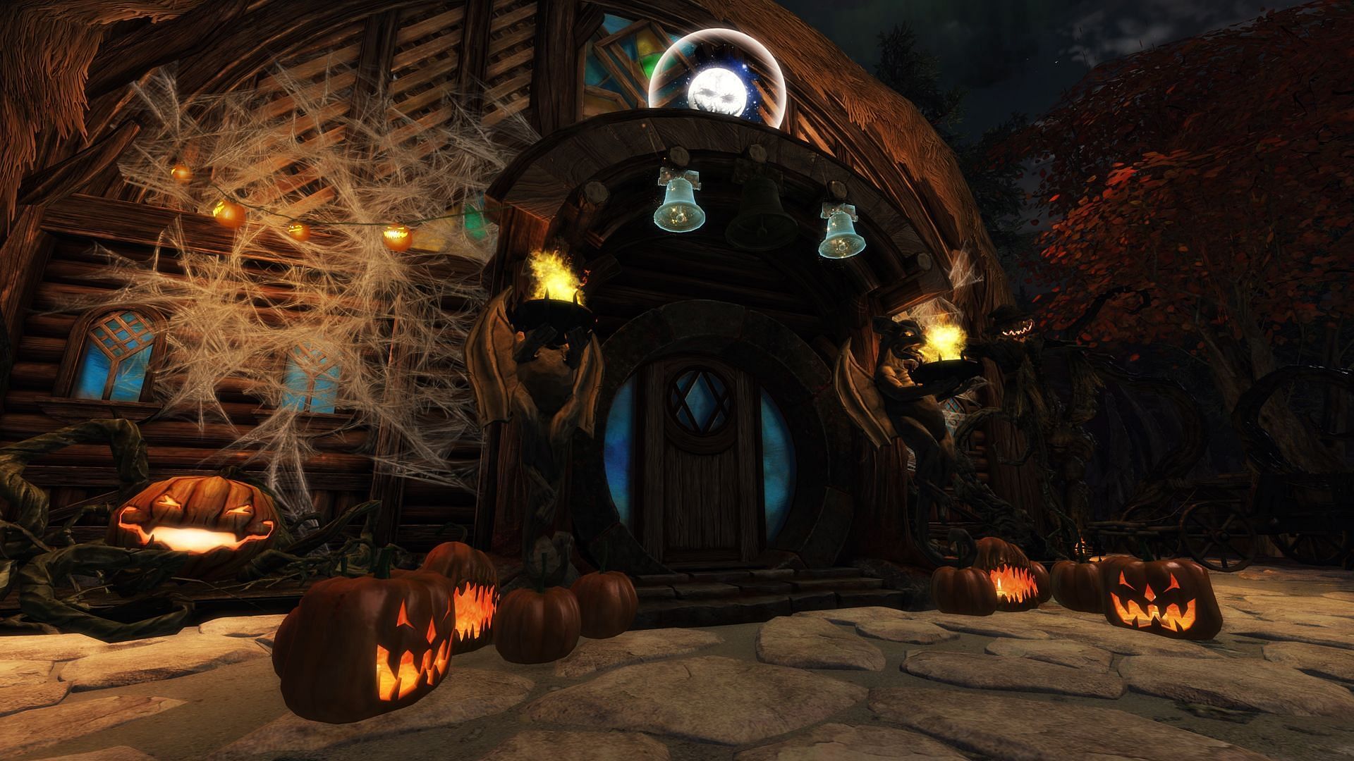 Homestead looks spooky (Image via ArenaNet)