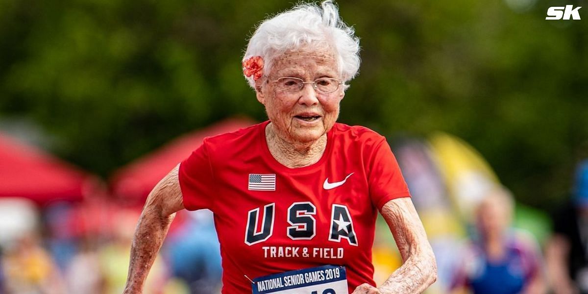 Know Julia Hawkins who set world records after taking up running post her 100th birthday. PHOTO: Instagram/ National Senior Games Assoc.