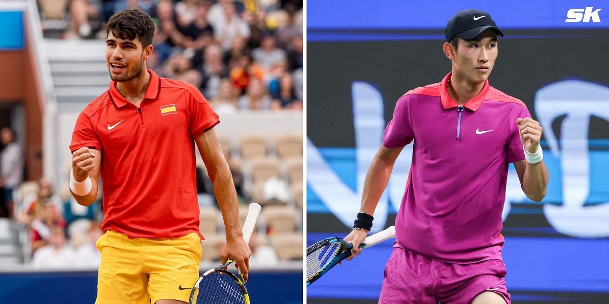 Carlos Alcaraz vs Shang Juncheng is one of the second-round matches at the Shanghai Masters 2024. (Photos: Getty)