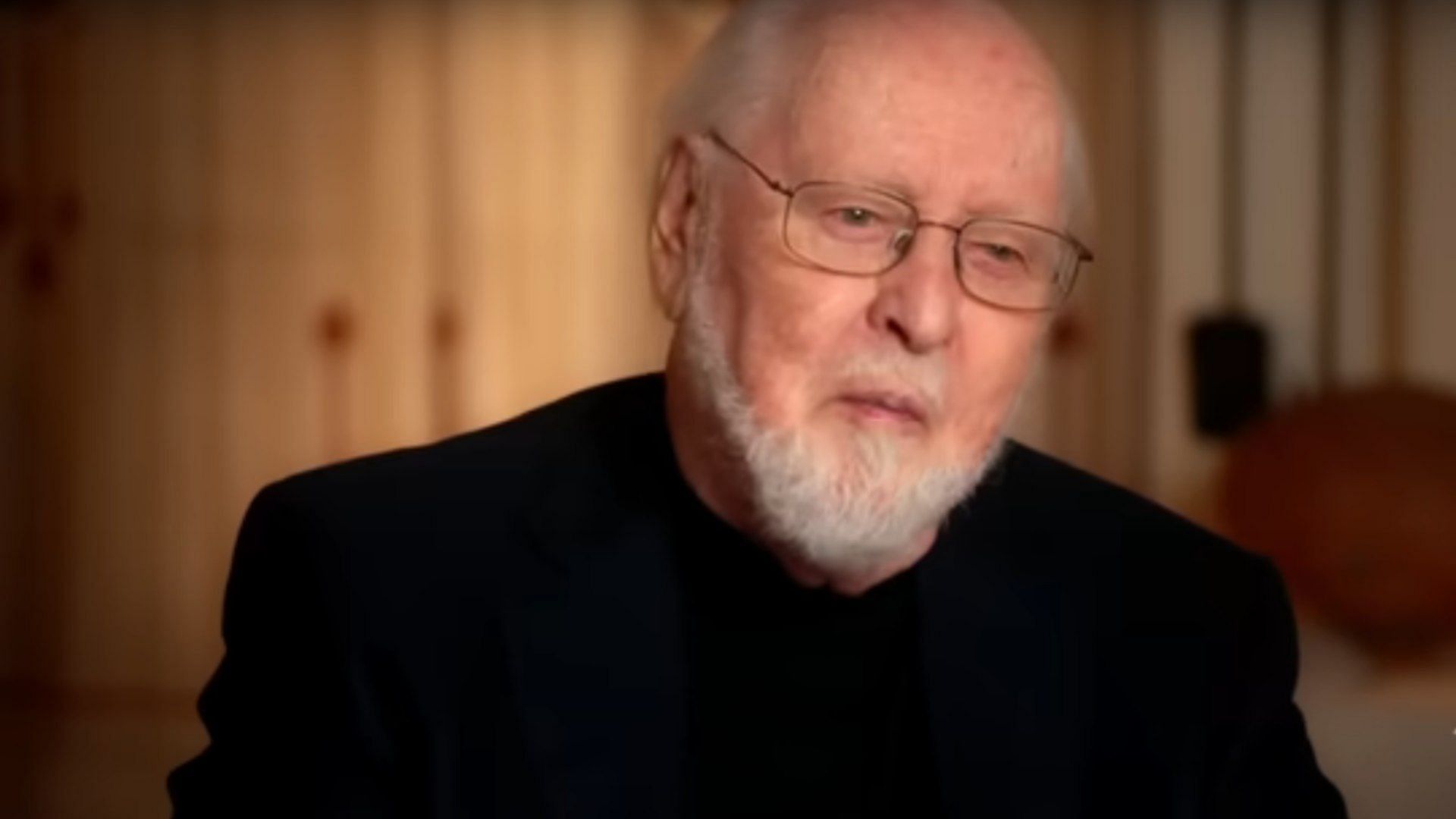 John Williams as seen in the documentary Music by John Williams (Image via Disney Plus) 