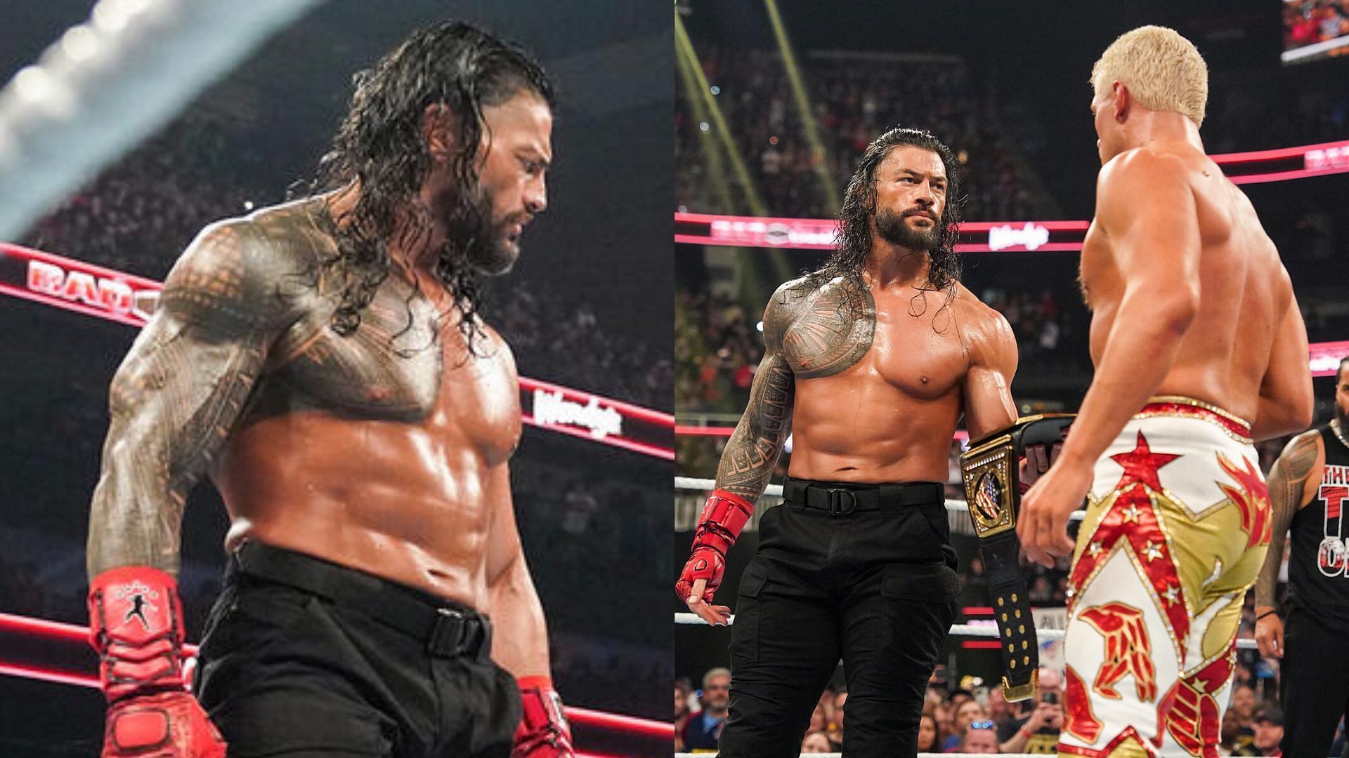 Roman Reigns got the victory for his side at Bad Blood (Image Credits: WWE.com)