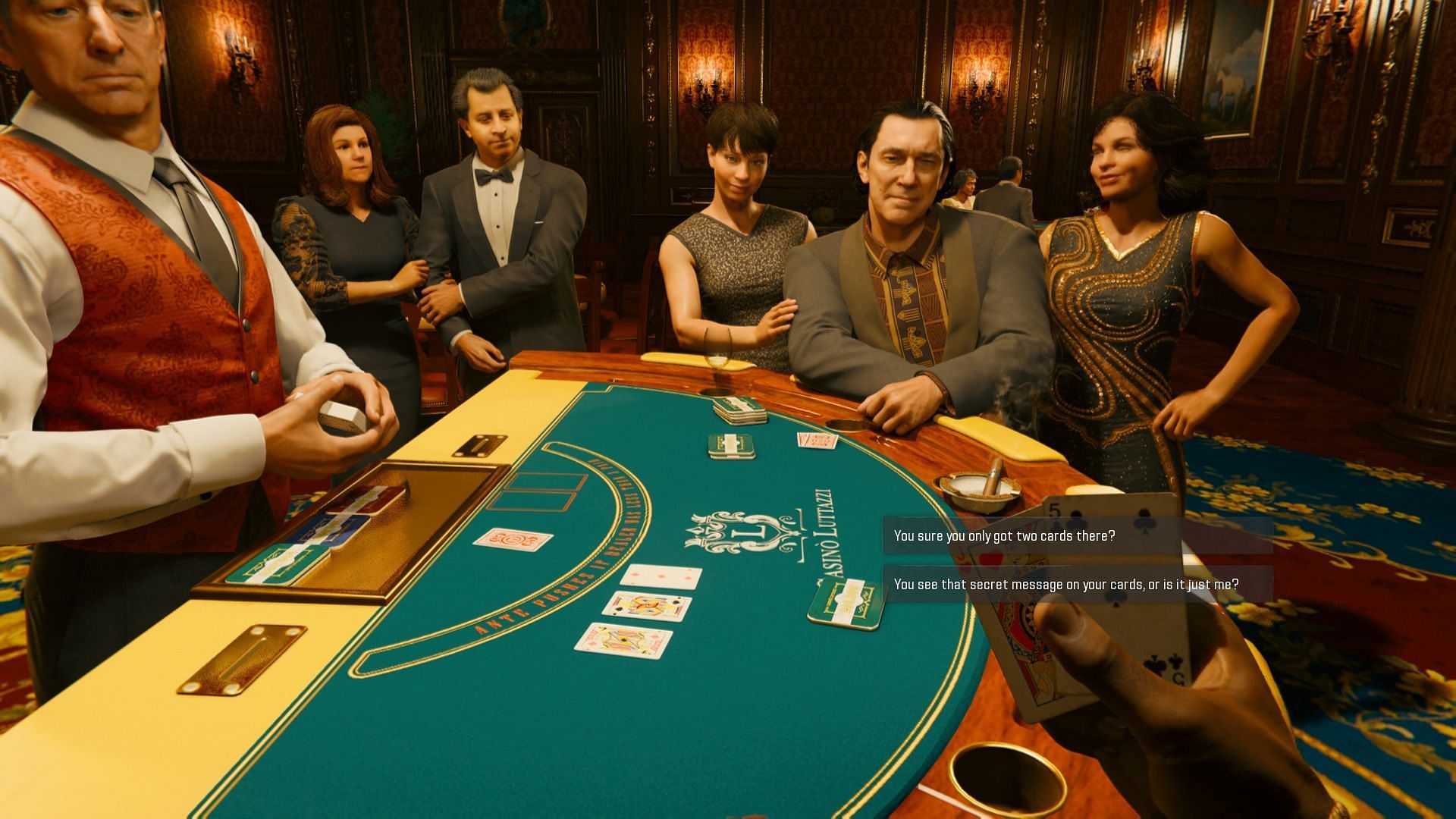 Winning the Poker game in the mission, &quot;High Rollers,&quot; in Black Ops 6 (Image via Activision)