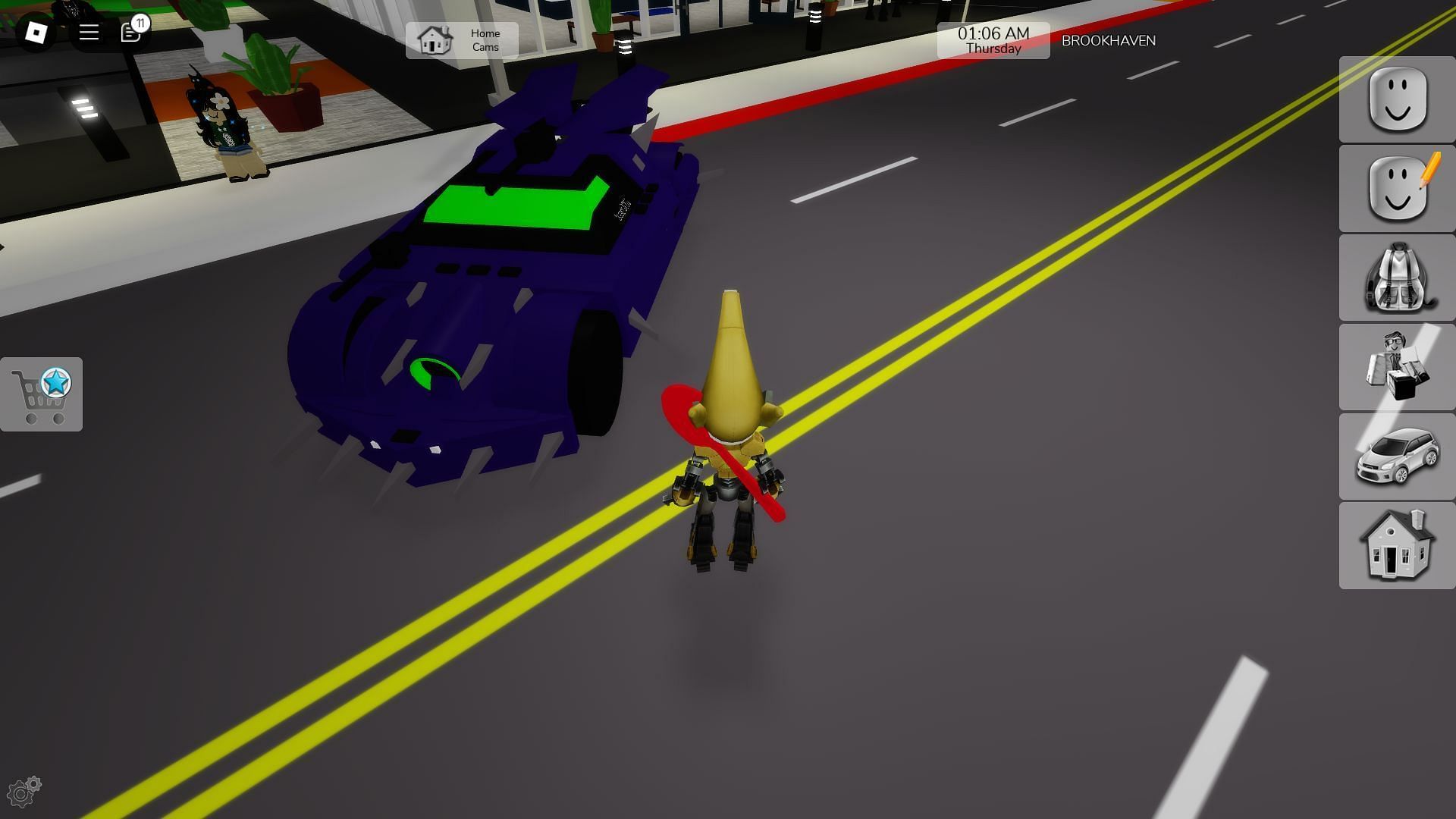 Get this vehicle after completing the Candy Corn Hunt in Brookhaven RP (Image via Roblox)