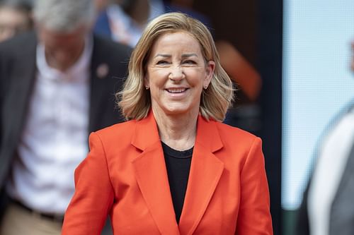 Chris Evert at the French Open 2024 (Image: Getty)