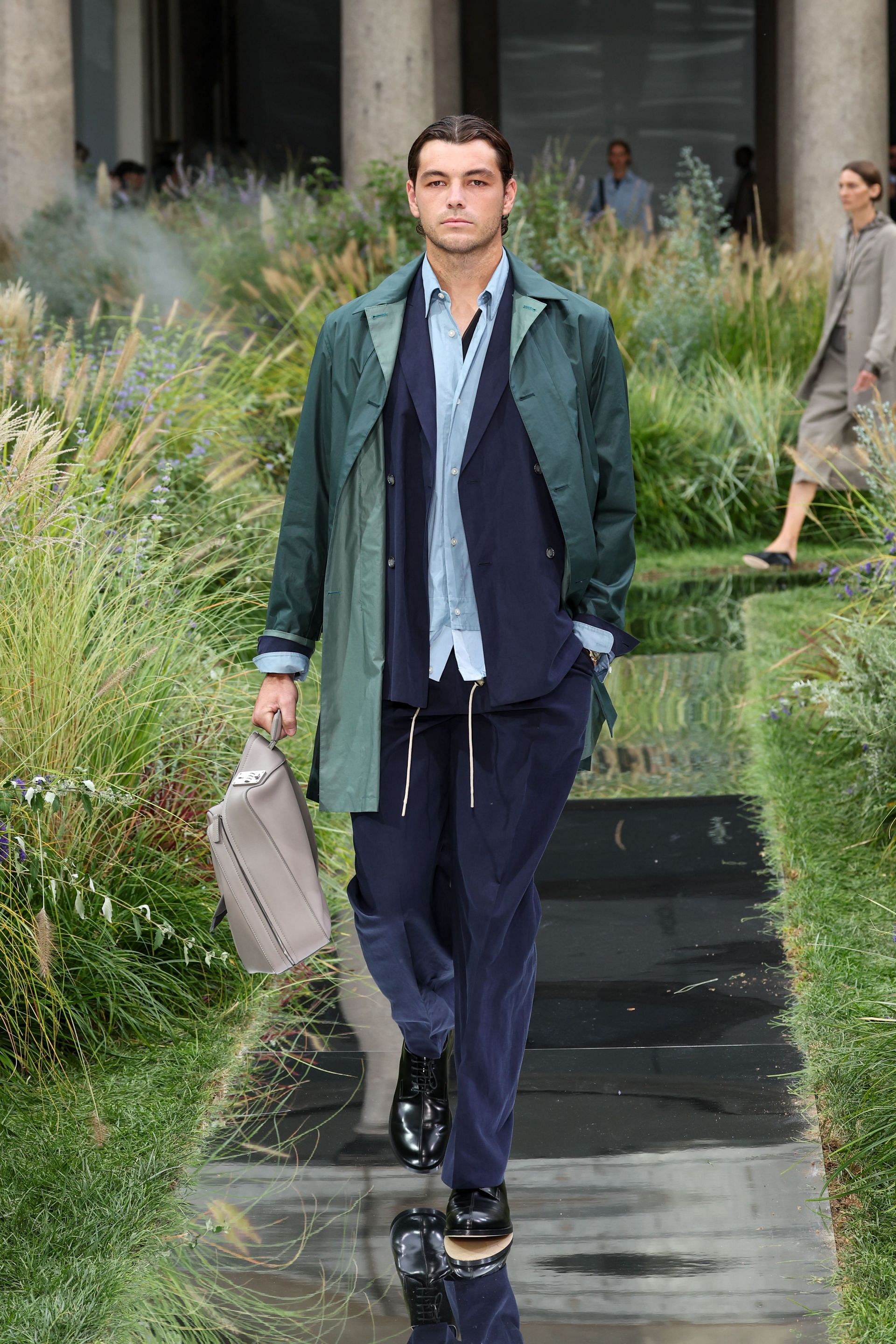 Taylor Fritz at the BOSS 2025 Womenswear Spring/Summer show at the Milan Fashion Week (Image source: Getty)