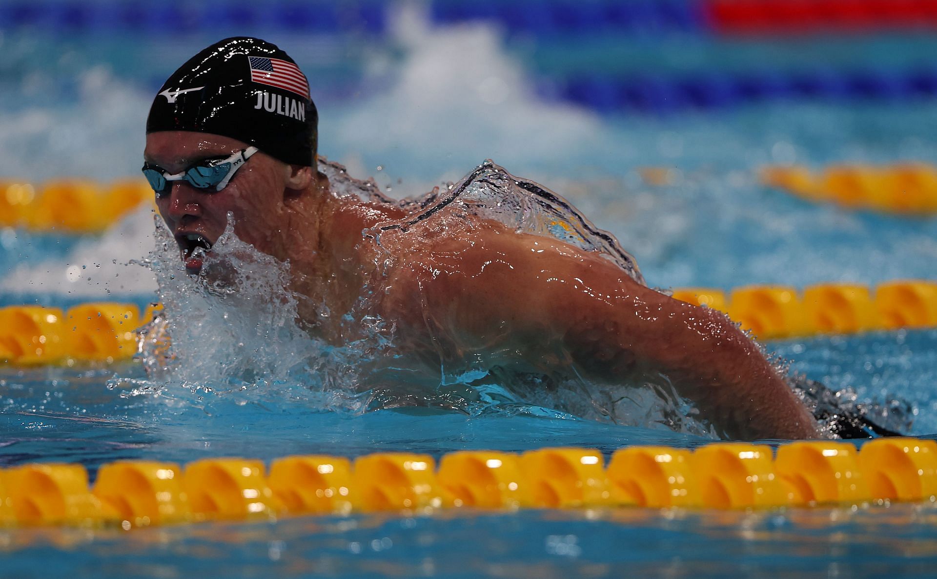 Trenton Julian at the 2022 FINA Championships (Image via: Getty)