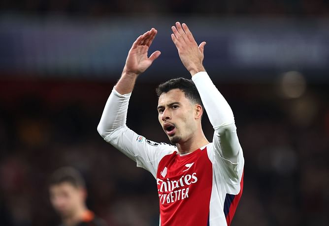 Arsenal 1-0 Shakhtar: Gunners' Player Ratings as Martinelli dazzles under the Emirates lights in a narrow win | UEFA Champions League 2024-25