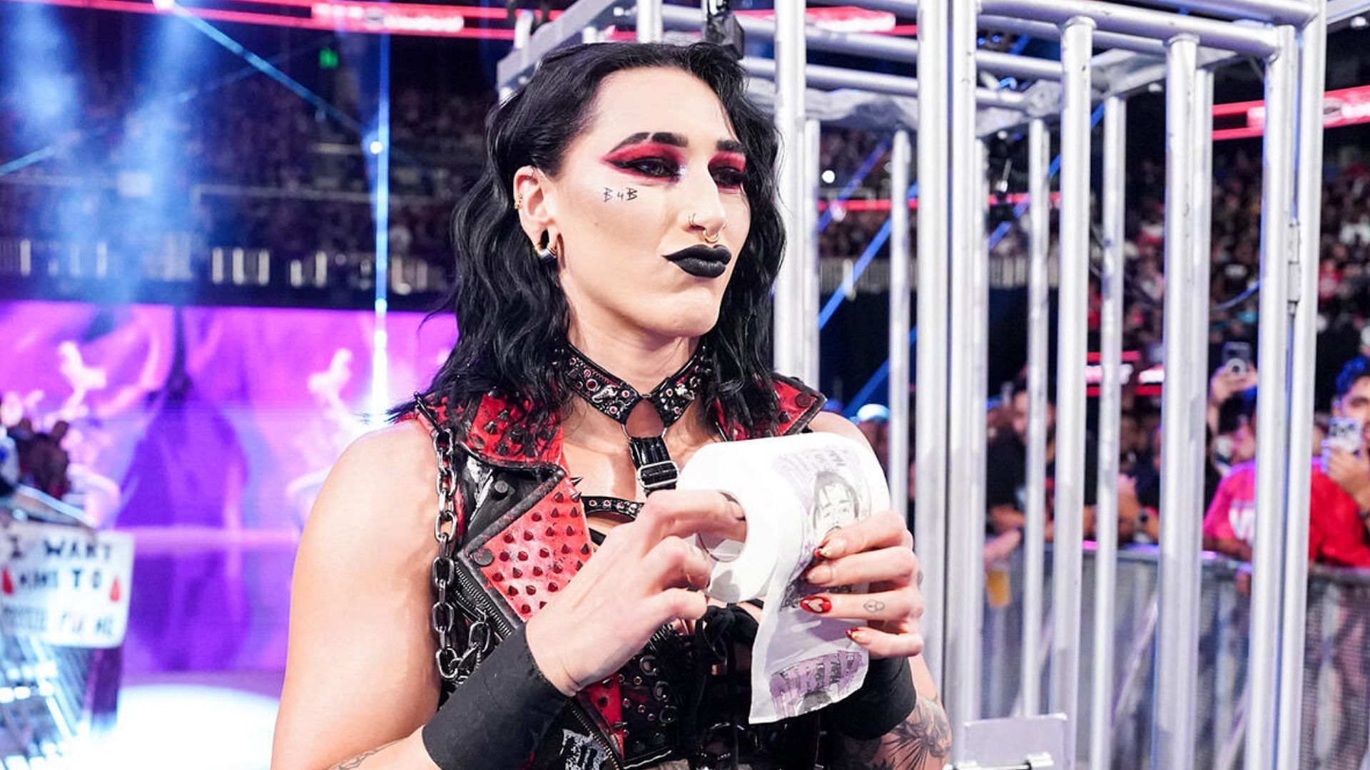 Rhea Ripley at WWE Bad Blood1 [Image credit: WWE.com]