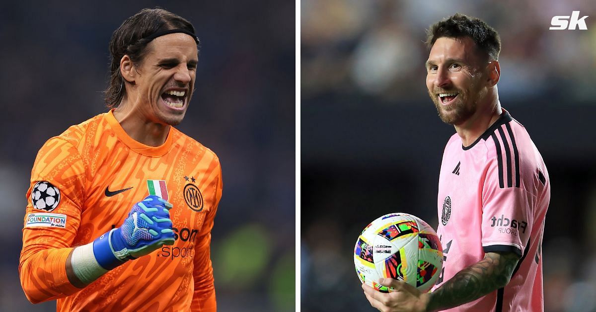 Yann Sommer and Lionel Messi (Images via Getty)