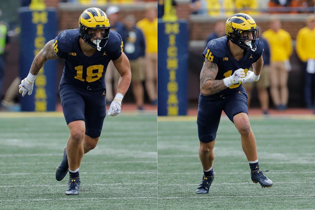 Is Colston Loveland playing today? Michigan TE