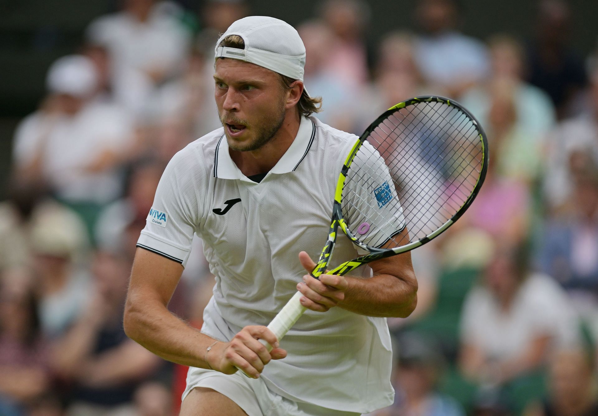 Muller in action at the 2024 Wimbledon Championships (Picture: Getty)