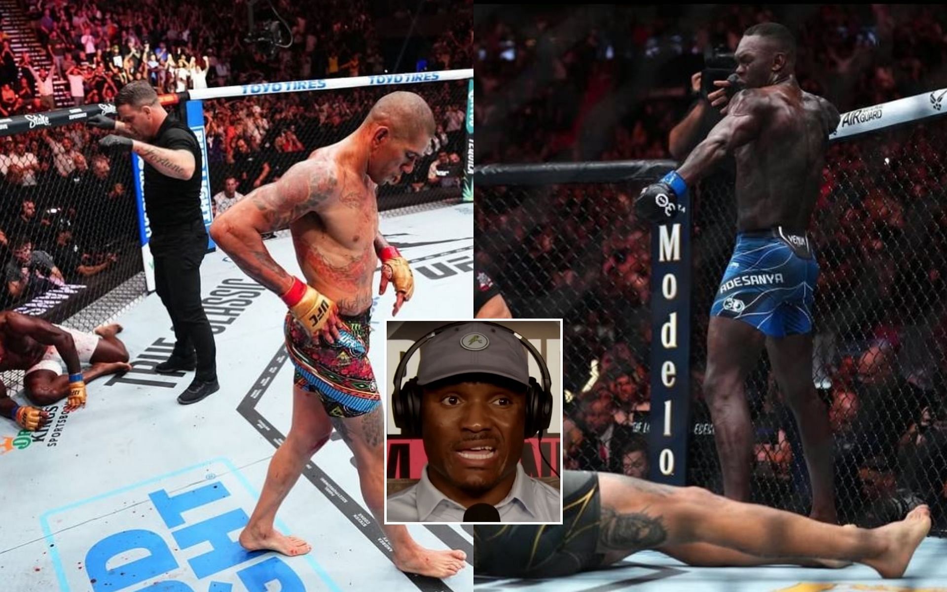 Kamaru Usman (insert) believes Alex Pereira