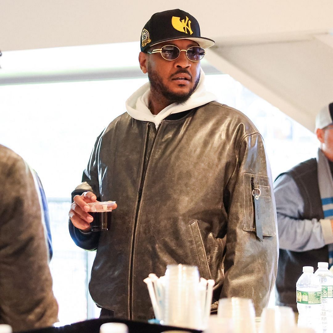 Former New York Knick and Syracuse legend Carmelo Anthony (credit: MLB/X)