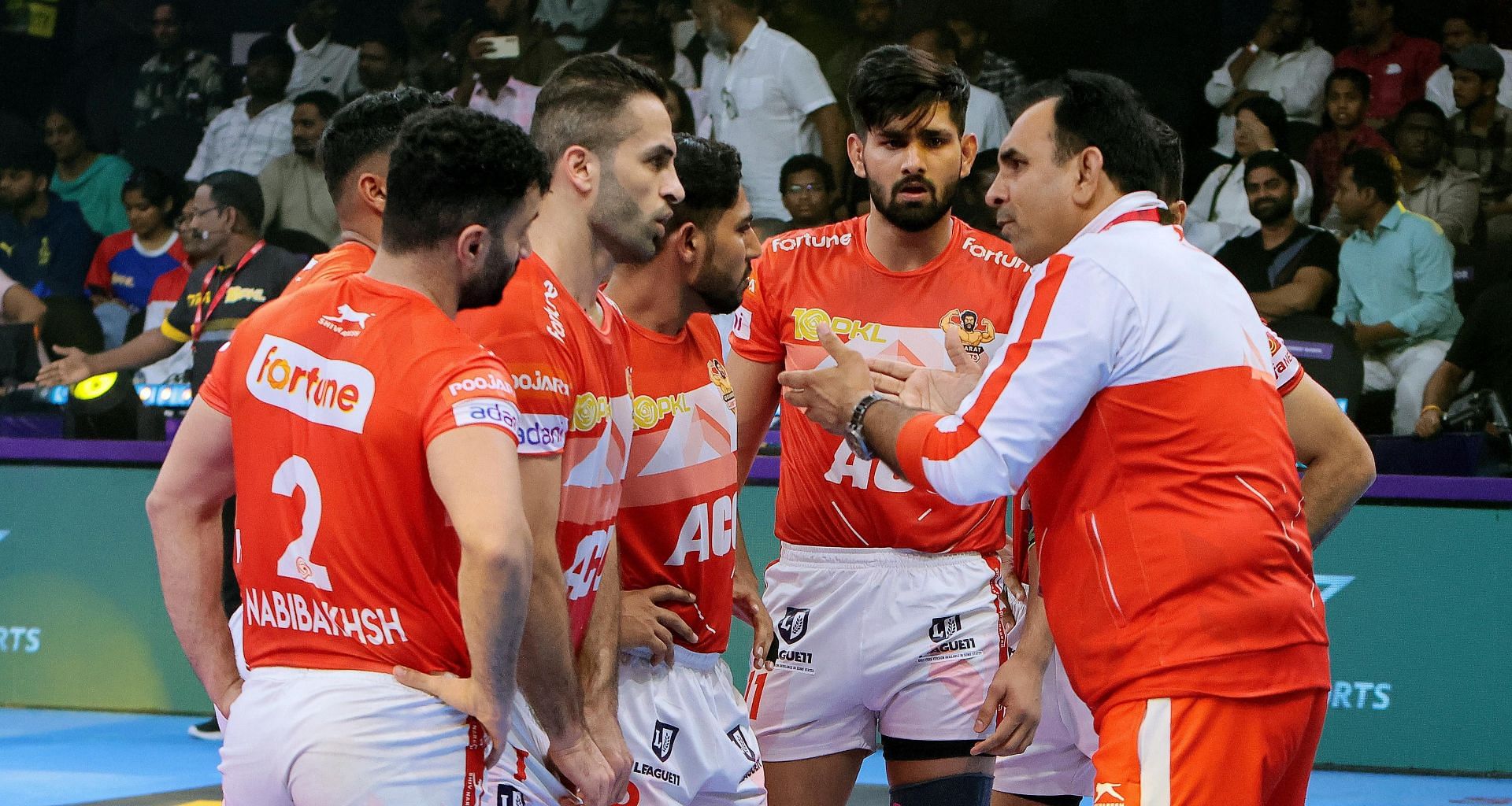 Gujarat Giants schedule in Pro Kabaddi 2024 Full fixtures list of