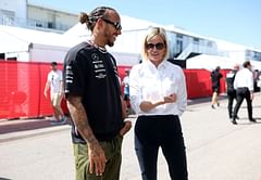 Watch: When Lewis Hamilton opened Susie Wolff's champagne as both shared the podium at a racing event