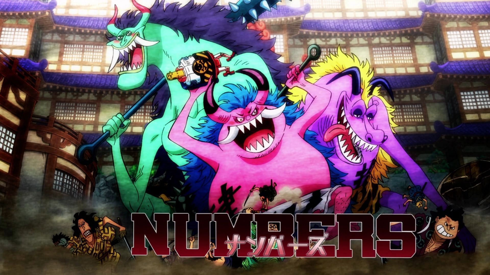 The Numbers as seen in One Piece (Image via Toei Animation)