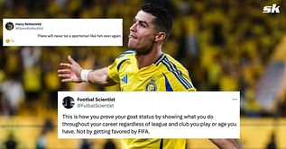 “This is how you prove your GOAT status… not by getting favoured by FIFA” - Fans react as Cristiano Ronaldo achieves ‘insane’ new milestone