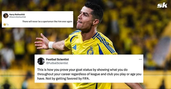 “This is how you prove your GOAT status… not by getting favoured by FIFA” - Fans react as Cristiano Ronaldo achieves ‘insane’ new milestone