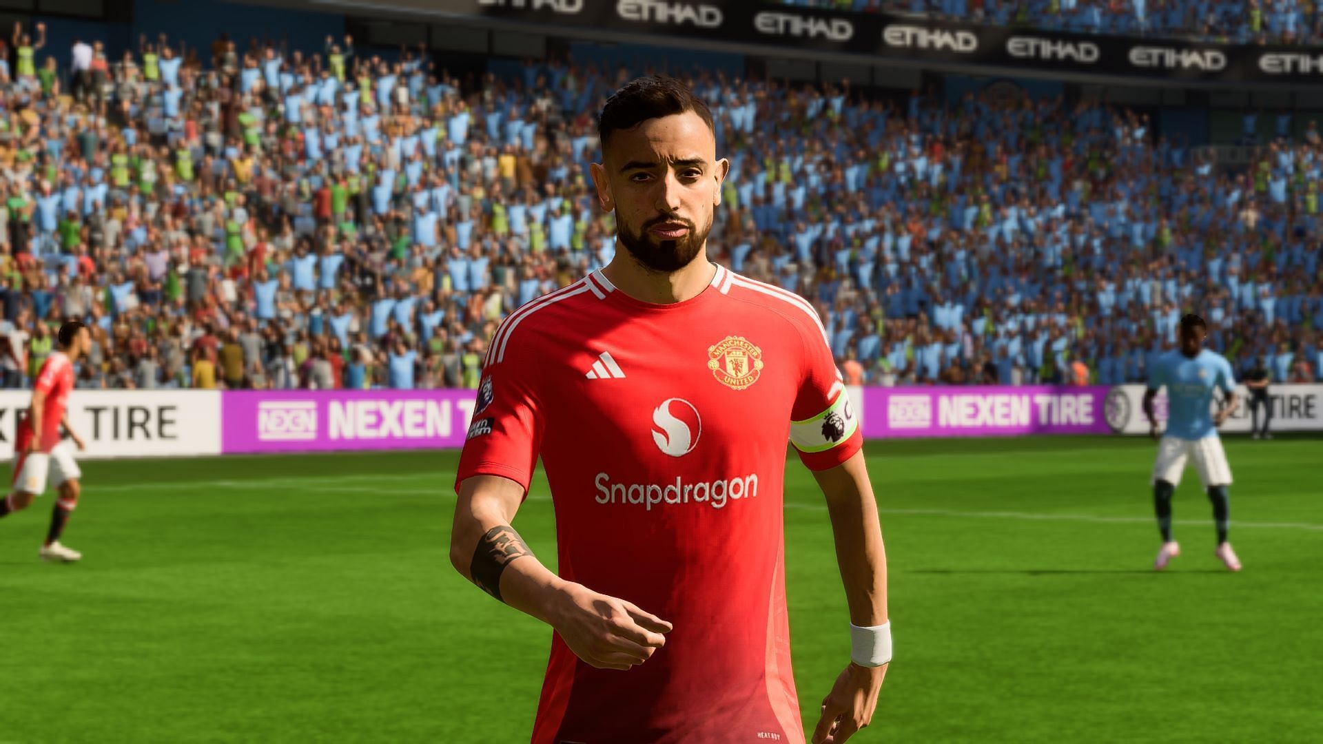 Bruno Fernandes in Man United jersey (Image via EA Sports)