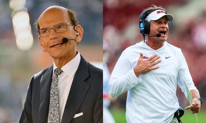 Paul Finebaum makes his opinion clear on Ole Miss' playoff fate ahead of massive clash against Brian Kelly's LSU
