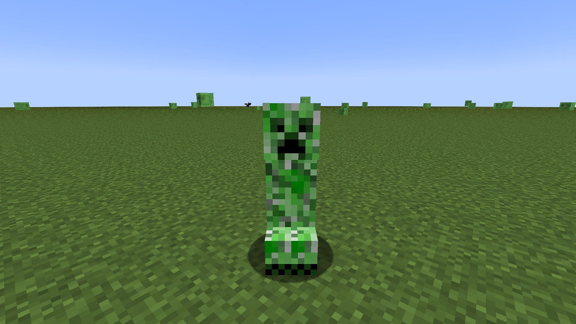 The simple yet spooky creeper is definitely among the best Minecraft mobs to cosplay in Halloween 2024 (Image via Mojang Studios)