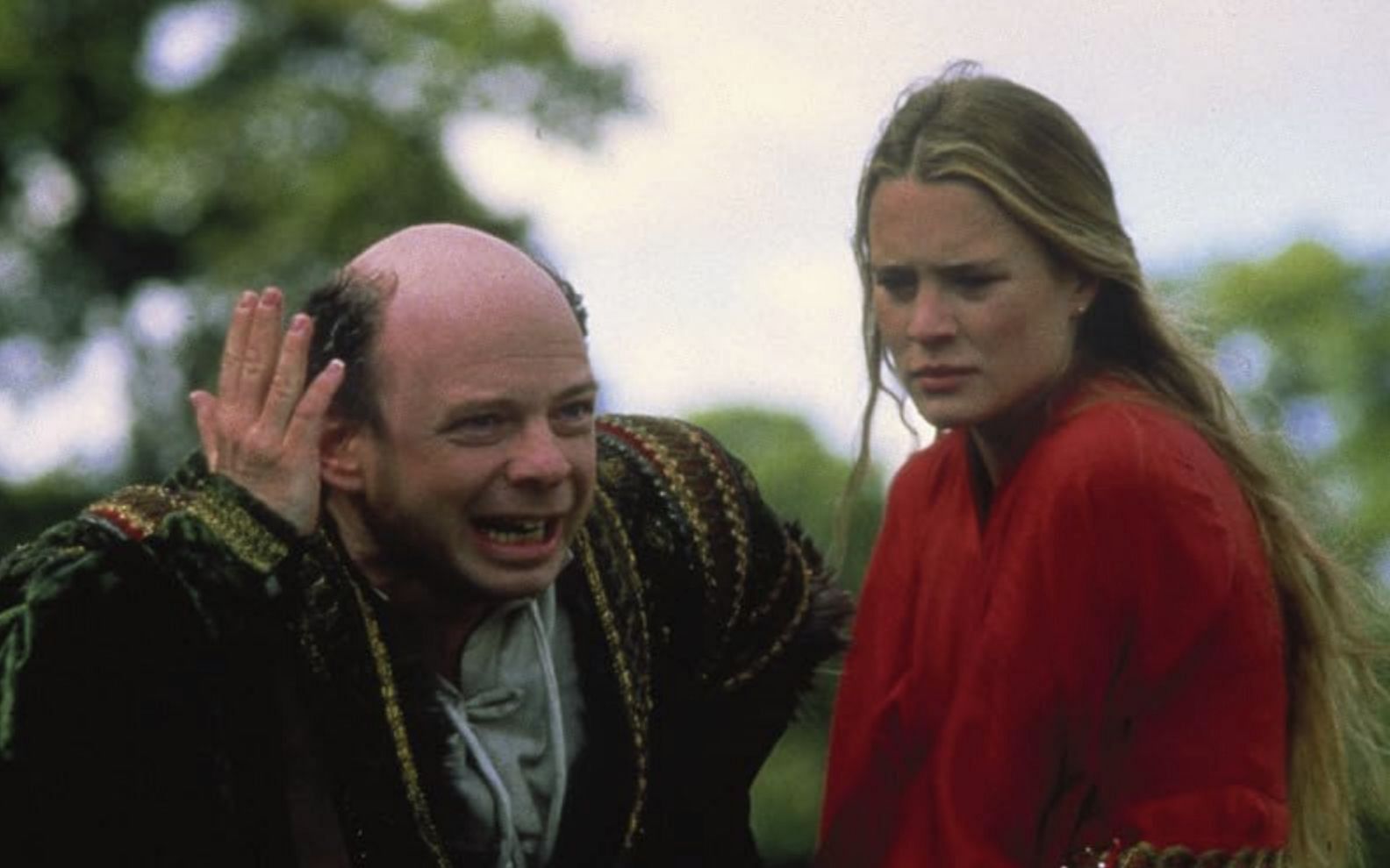 Robin Wright and Wallace Shawn in The Princess Bride (Image via Act III Communications, Rob Reiner Productions)