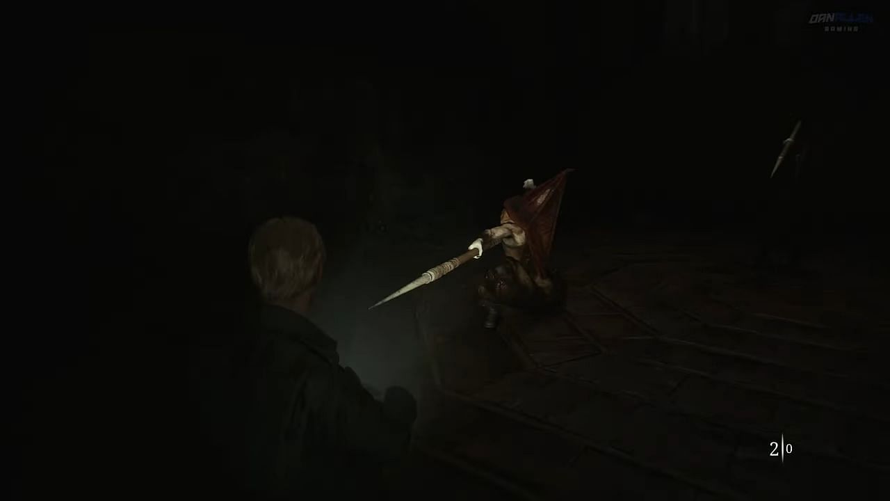 Pyramid Head boss attacks are lethal (Image via Konami)