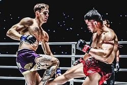 "What an absolute brawl" - Fans can't get enough of Nico Carrillo's epic upset knockout of Thai legend Nong-O Hama