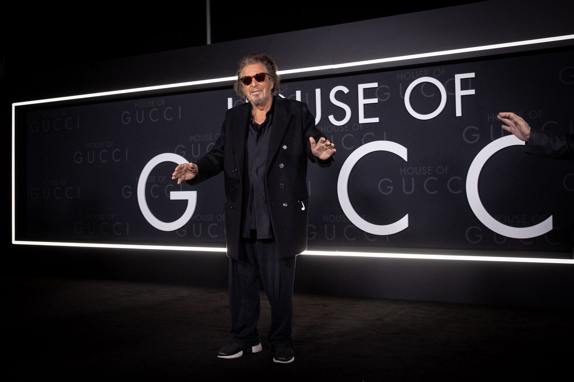 Al Pacino seen at the Los Angeles premiere of House Of Gucci (Image via Getty)