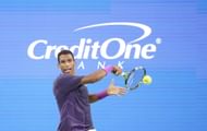 Auger-Aliassime in action at the 2024 Western & Southern Open (Picture: Getty)