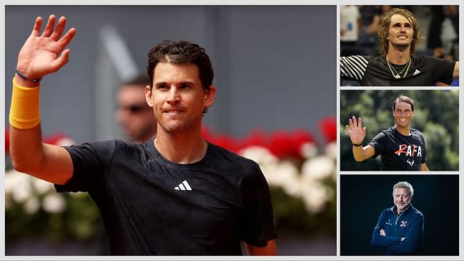 Rafael Nadal, Boris Becker, Alexander Zverev, and others send heartfelt farewell messages to Dominic Thiem as Austrian retires with Vienna Open loss