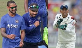 "Warner Bros should make a nice a movie out of it" - When MS Dhoni sarcastically responded to rumors of a rift between Shikhar Dhawan and Virat Kohli